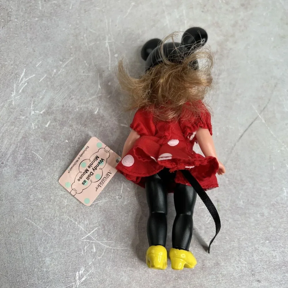 2004 Madame Alexander McDonald's Happy Meal Toy WENDY as‎ MINNIE MOUSE 5.5